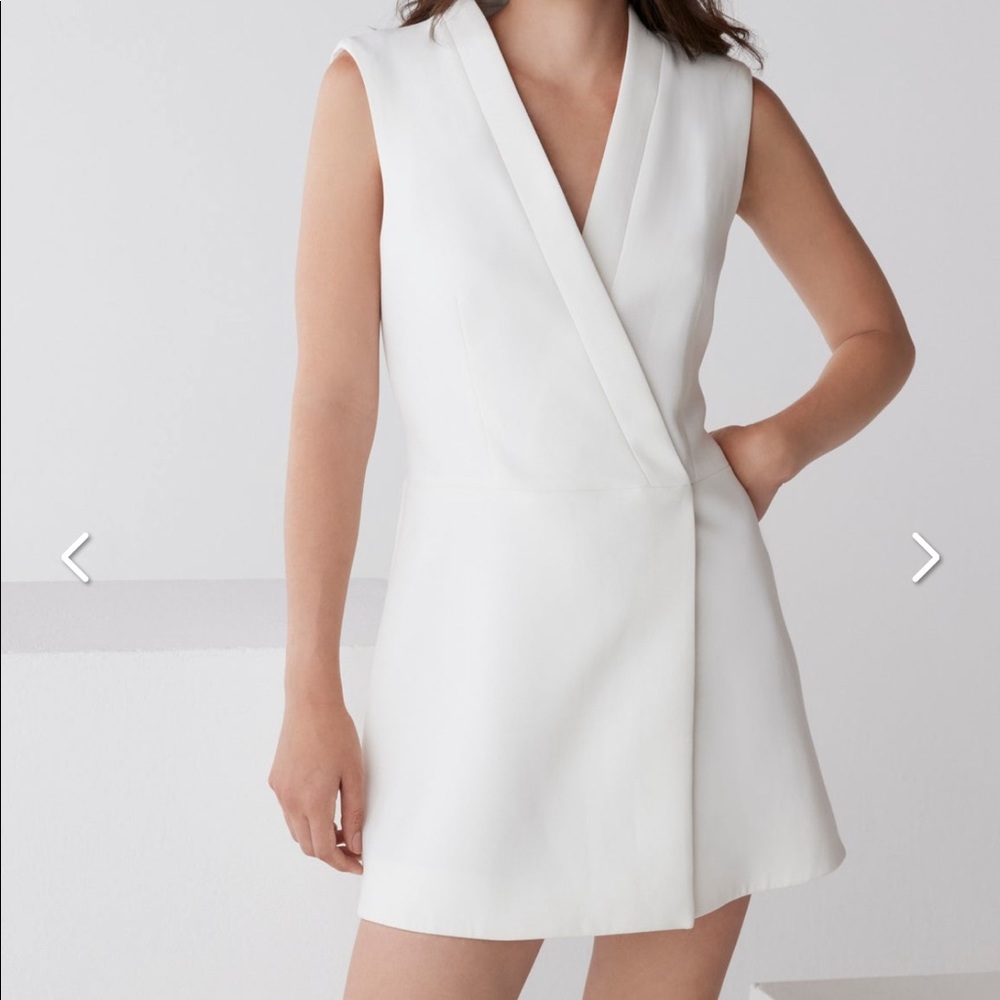 BCBG Max Azria White Blazer Dress